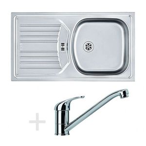FRANKE FRANKE - Sety Kuchynská súprava N48, drez ETN 614 6/4" NOVA z nehrdzavejúcej ocele + batéria FB 250, chróm 101.0366.097 vyobraziť