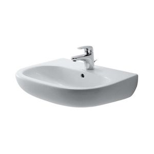 DURAVIT - D-Code Umývadlo, 55x43 cm, s prepadom, s otvorom na batériu, biela 23105500002 vyobraziť