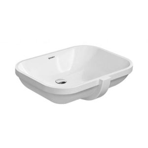 DURAVIT - D-Code Umývadlo zápustné, 56x40 cm, s prepadom, bez otvoru na batériu, biela 0338560000 vyobraziť