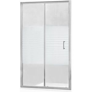 MEXEN - Apia posuvné sprchové dvere 140 cm dekor, chróm 845-140-000-01-20 vyobraziť