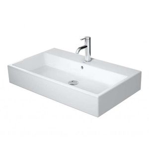 DURAVIT - Vero Air Umývadlo, 80x47 cm, s prepadom, otvor na batériu, WonderGliss, biela 23508000001 vyobraziť