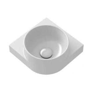 RAVAK - Yard Umývadielko rohové 28x28 cm, bez prepadu, otvor na batériu, biela XJX01228000 vyobraziť
