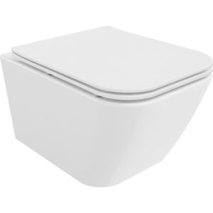 MEXEN - Madox Závesná WC misa Rimless vrátane sedátka s slow, Duroplast, biela 30154000 vyobraziť