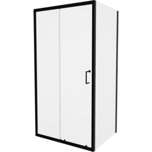 MEXEN/S - Apia sprchovací kút obdĺžnik 135x80, transparent, čierna 840-135-080-70-00 vyobraziť