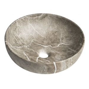 SAPHO - RONDANE keramické umývadlo na dosku priemer 41cm, breccia marmor AR435BM vyobraziť