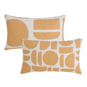 Dekoračné vankúše v súprave 2 ks z materiálu bouclé 30x50 cm Mid Century – Casa Selección vyobraziť