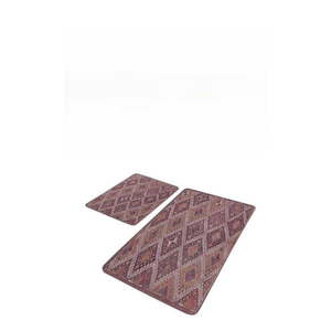 Zamatové kúpeľňové predložky v súprave 2 ks 60x100 cm – Mila Home vyobraziť