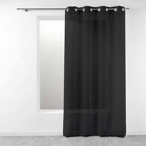 Čierna záclona 140x280 cm Telma – douceur d'intérieur vyobraziť