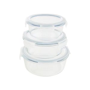 LIVARNO home Sklenené dózy Premium (okrúhly tvar) vyobraziť