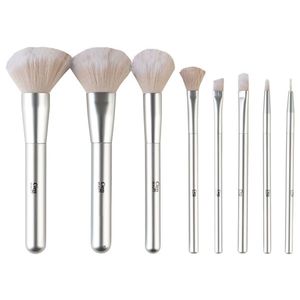 CIEN Beauty Súprava kozmetických štetcov, 9-dielna (strieborná) vyobraziť
