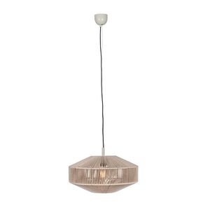Japandi hanglamp bruin touw 46cm - Svea vyobraziť