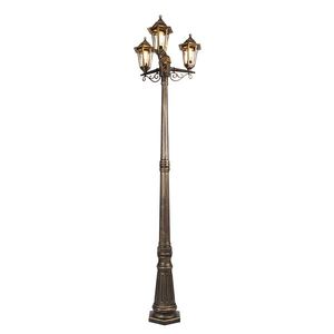 Antická vonkajšia lampa zlatá 3-svetlá IP44 - New Haven vyobraziť