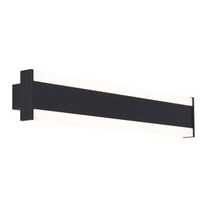 Moderné nástenné svietidlo čierne CCT 60cm vrátane LED IP54 - Vanya vyobraziť