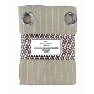 Záclona na priechodkách ARIA polyester béžová 140x160 Merkury Home vyobraziť