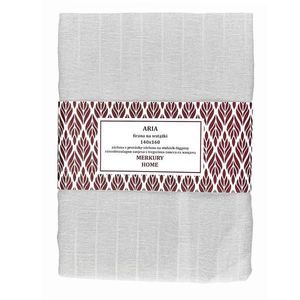 Záclona na šnurovanie ARIA polyester biela 140x160 Merkury Home vyobraziť