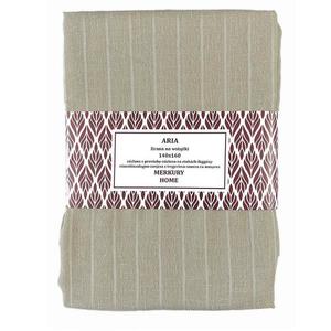 Záclona na šnurovanie ARIA polyester béžová 140x160 Merkury Home vyobraziť