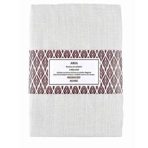 Záclona na páske ARIA polyester biela 140x160 Merkury Home vyobraziť