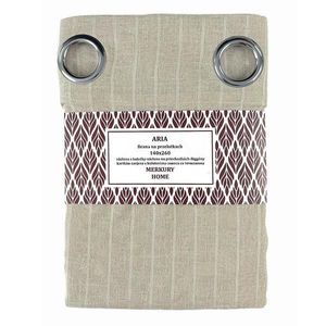 Záclona na priechodkách ARIA polyester béžová 140x260 Merkury Home vyobraziť