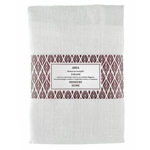 Záclona na šnurovanie ARIA polyester biela 140x260 Merkury Home vyobraziť
