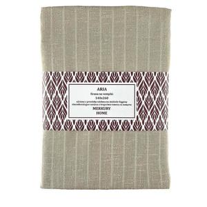 Záclona na šnurovanie ARIA polyester béžová 140x260 Merkury Home vyobraziť