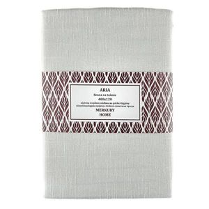 Záclona na páske ARIA polyester ecru 140x260 Merkury Home vyobraziť