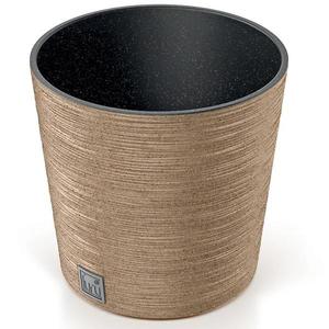 Kvetináč Furu okrúhly Low Eco Wood 250 – natura eco vyobraziť