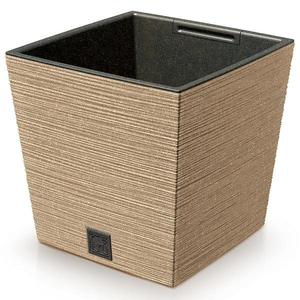 Kvetináč Furu štvorec Low Eco Wood 240 – natura eco vyobraziť