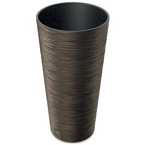 Kvetináč Furu okrúhly Slim eco Wood 250 – káva eco vyobraziť