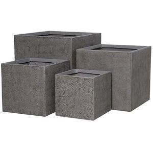 Kvetináč LT24948-BCDE 25x25x25 P300 káva vyobraziť