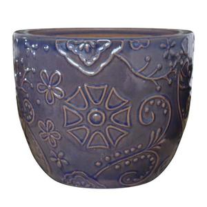 Kvetináč IP19-023 21x21x18 tmavohnedý vyobraziť