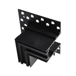 Podpovrchový rohový držiak MAGNETIC TRACK čierna vyobraziť