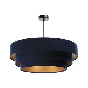 Luster na lanku TRINITI 1xE27/60W/230V modrá/zlatá vyobraziť