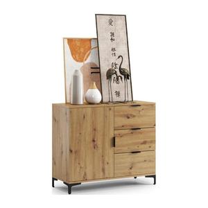 Mazzoni Komoda so zásuvkami LORA dub artisan vyobraziť
