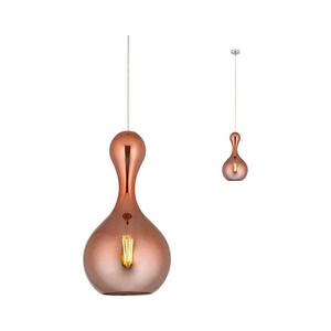 Redo Redo 01-2260 - Luster na lanku LOB 1xE27/42W/230V pr. 22 cm meď vyobraziť