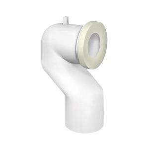 Bruckner Bruckner - Koleno 90° dopojenie k WC Offset 11 cm biela vyobraziť