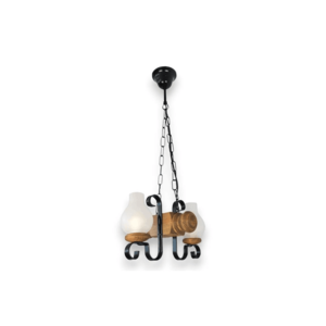 Exodus Lighting Srl Luster na reťazi RUSTIC 2xE14/40W/230V buk - FSC certifikované vyobraziť
