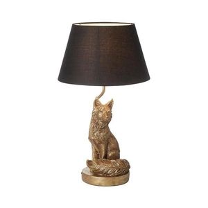 Endon Endon 106796 - Stolná lampa FOX 1xE14/6W/230V čierna/mosadz vyobraziť