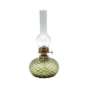 Floriánova huť Petrolejová lampa Eliška 20 cm lesná zelená vyobraziť