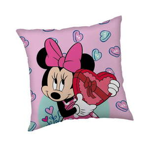 Fleecový detský vankúšik 40x40 cm Minnie "Purple" – Jerry Fabrics vyobraziť