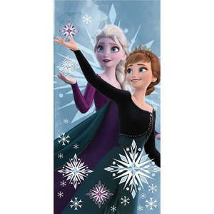 Bavlnená detská osuška 70x140 cm Frozen "Snowflake" – Jerry Fabrics vyobraziť