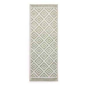 Zelený prateľný behúň 61x170 cm Coral Green – Think Rugs vyobraziť