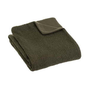 Zelená deka s baránkom 130x160 cm Sherpa Bouclé – Casa Selección vyobraziť