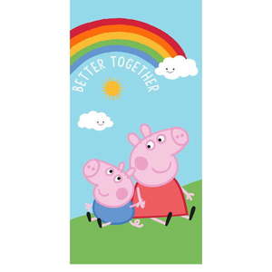 Bavlnená detská osuška 70x140 cm Peppa Pig – Jerry Fabrics vyobraziť