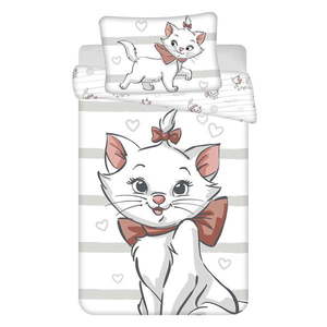 Biela bavlnená detská obliečka do postieľky 100x135 cm Marie Cat "Bow" – Jerry Fabrics vyobraziť