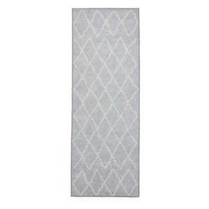 Svetlosivý prateľný behúň 76x230 cm Coral Light Grey – Think Rugs vyobraziť