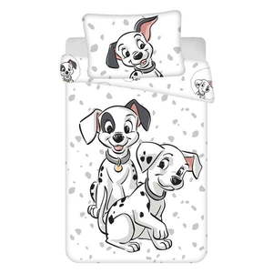 Biela bavlnená detská obliečka do postieľky 100x135 cm 101 Dalmatians – Jerry Fabrics vyobraziť