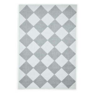 Prateľný koberec v bielej a svetlosivej farbe 120x170 cm Lyna Cream&Grey – Think Rugs vyobraziť