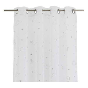 Biela/v striebornej farbe záclona 140x260 cm Dinos – Casa Selección vyobraziť
