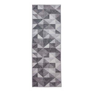 Sivý prateľný behúň 61x170 cm Coral Grey – Think Rugs vyobraziť