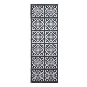Tmavosivý prateľný behúň 61x170 cm Victoria Grey – Think Rugs vyobraziť